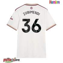 Camiseta Arsenal Martin Zubimendi #36 Tercera Equipación 2025-26 manga corta